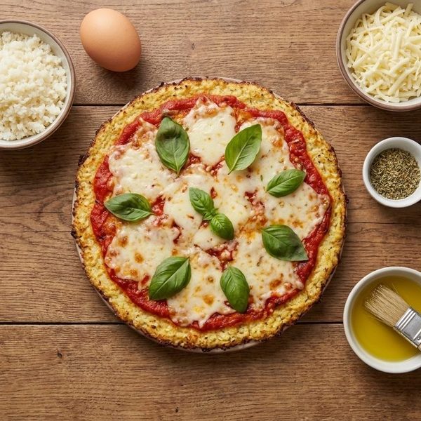 Pizza de coliflor